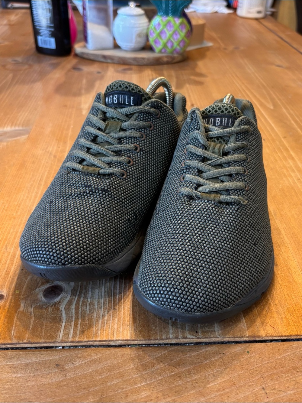 Nobull womens superfabric low trainer sneakers dark ivy green 9.5